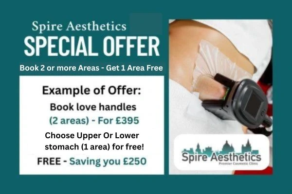 Fat Freezing Promotion Rushden from Spire Aesthetics - Book Today!